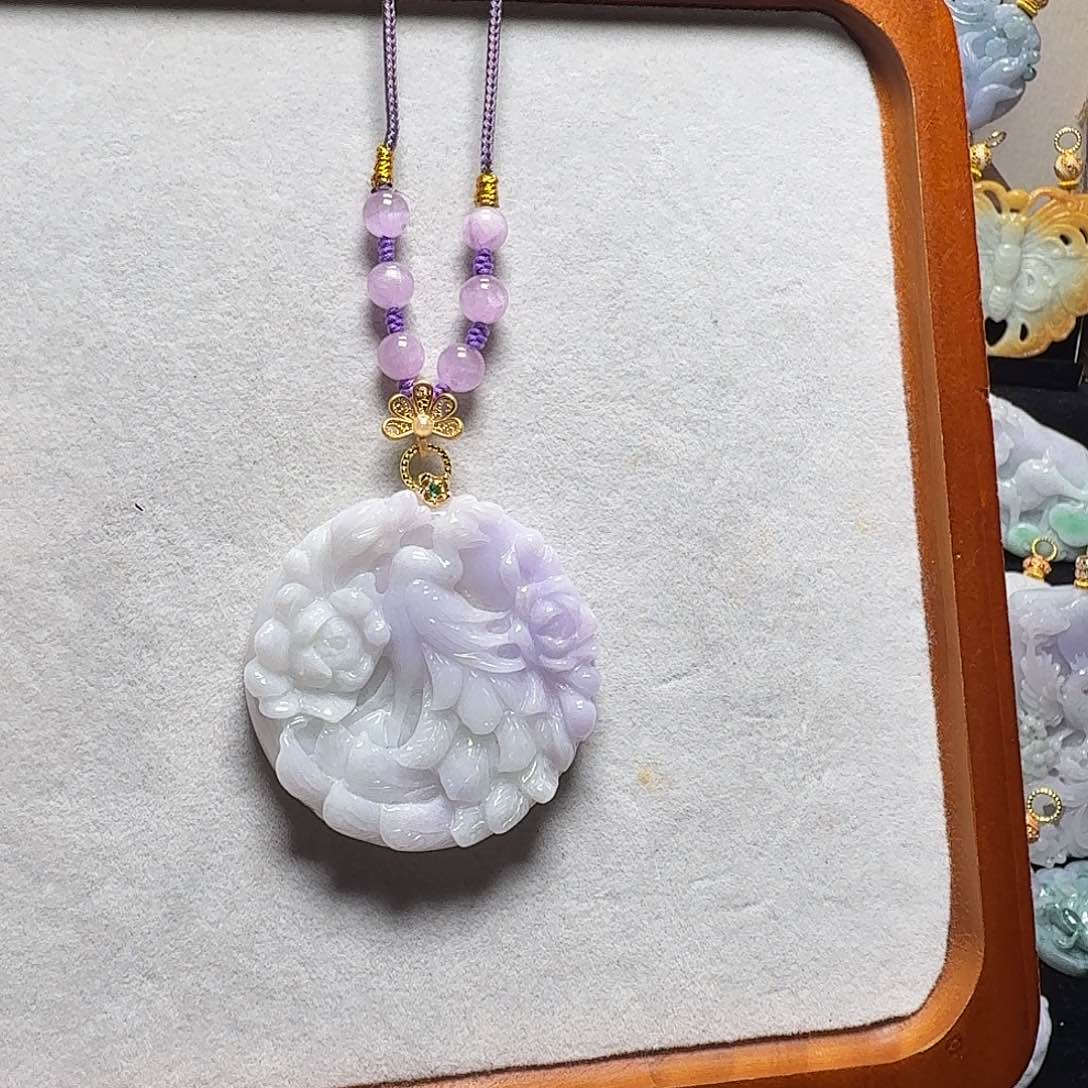 吊坠(赠链)未镶嵌翡翠T****0