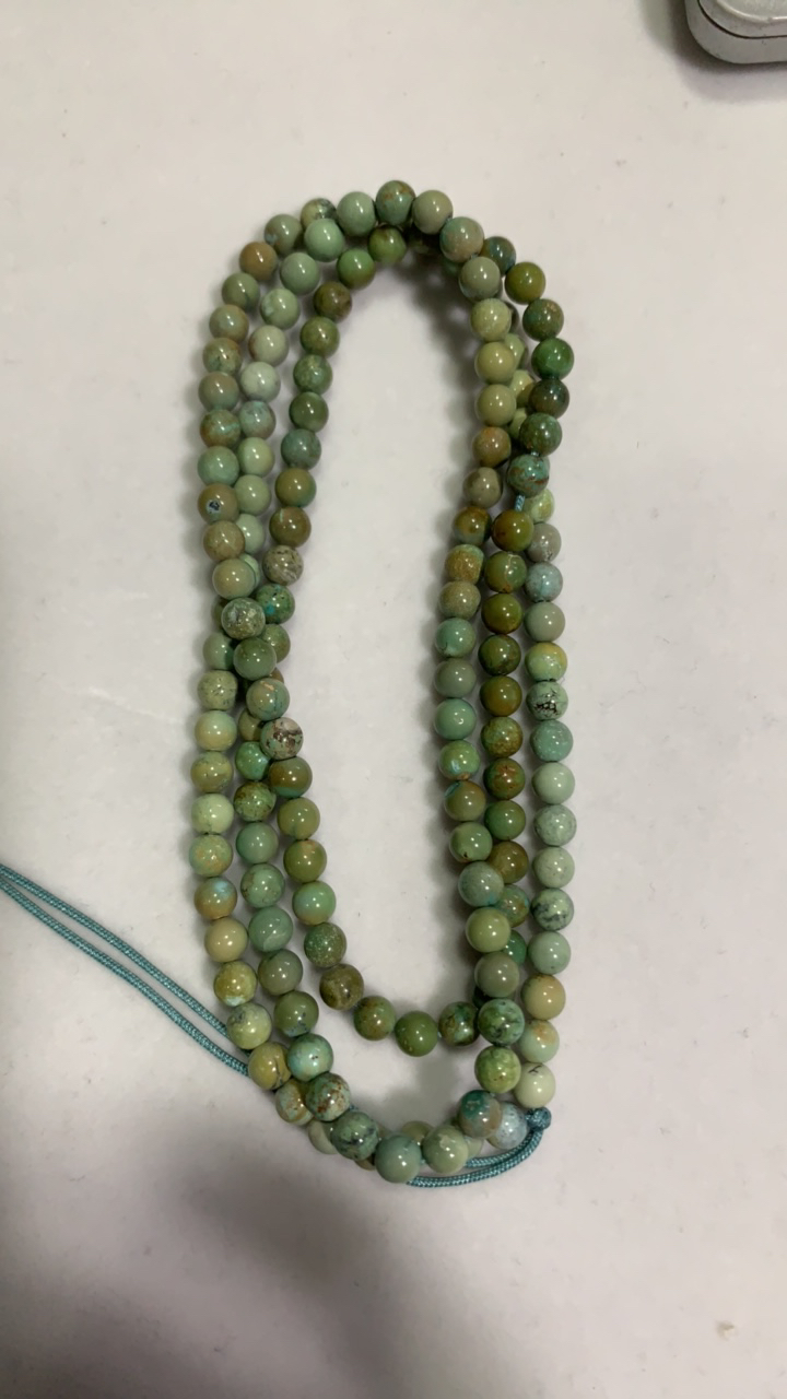 天然原矿绿松石多圈