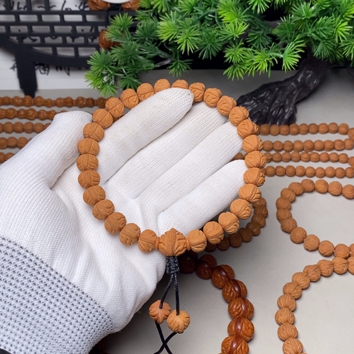 手串桃核凤羽手持