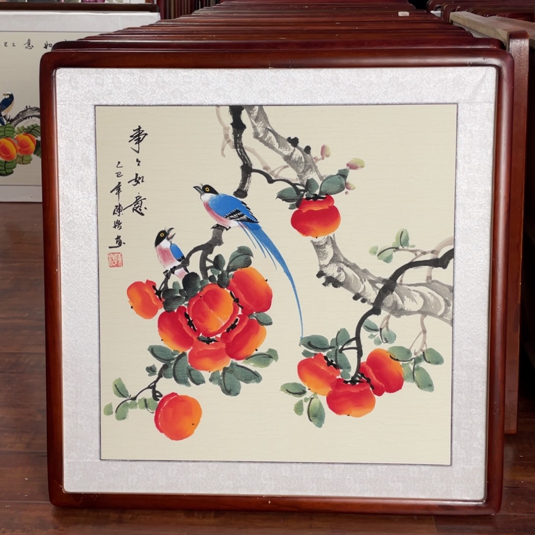 国画带框尺寸63*63厘米