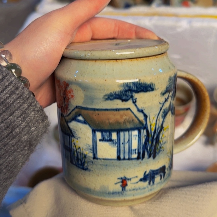 瓷片景德镇陶瓷手工手绘