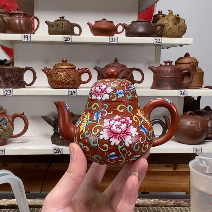 紫砂茶壶全手工制作