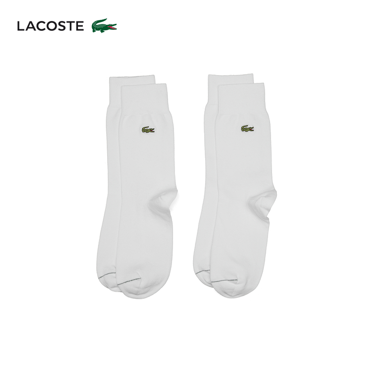 【王一博同款】LACOSTE法国鳄鱼男女同款春秋季舒适休闲袜子|RA3147