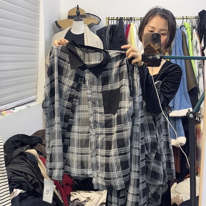 黑白格子3件套1234