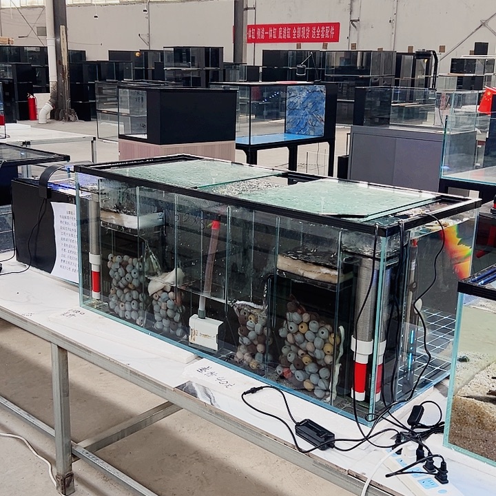 花***缺玻璃120、50背滤双马桶玻璃推拉盖不要水泵滤材