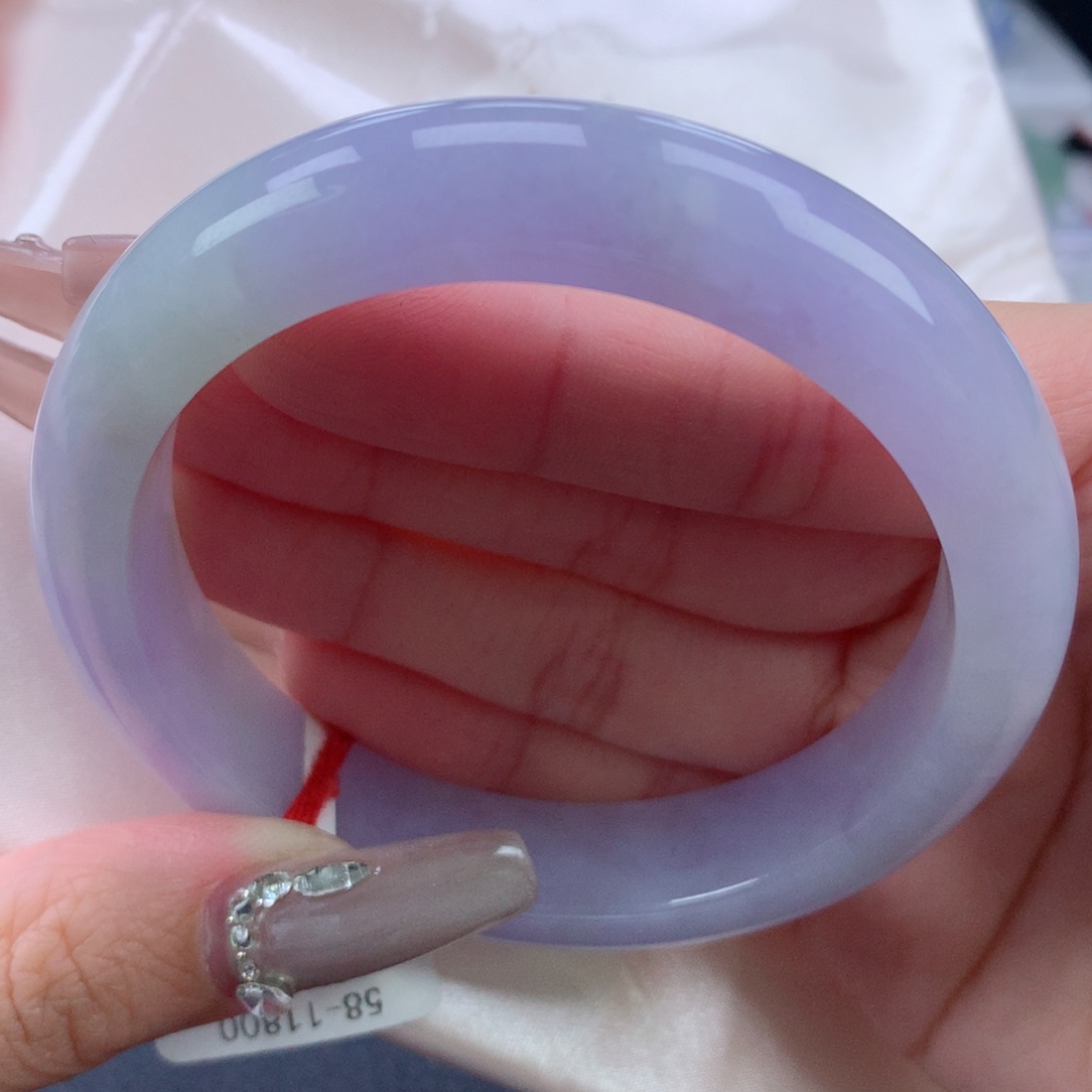 翡翠手镯未镶嵌5859正圈