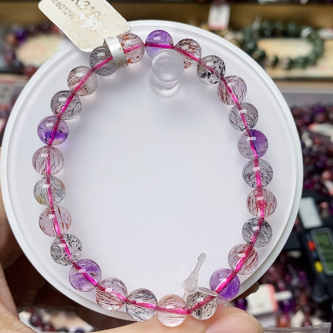 未镶嵌手链水晶k210超七7+