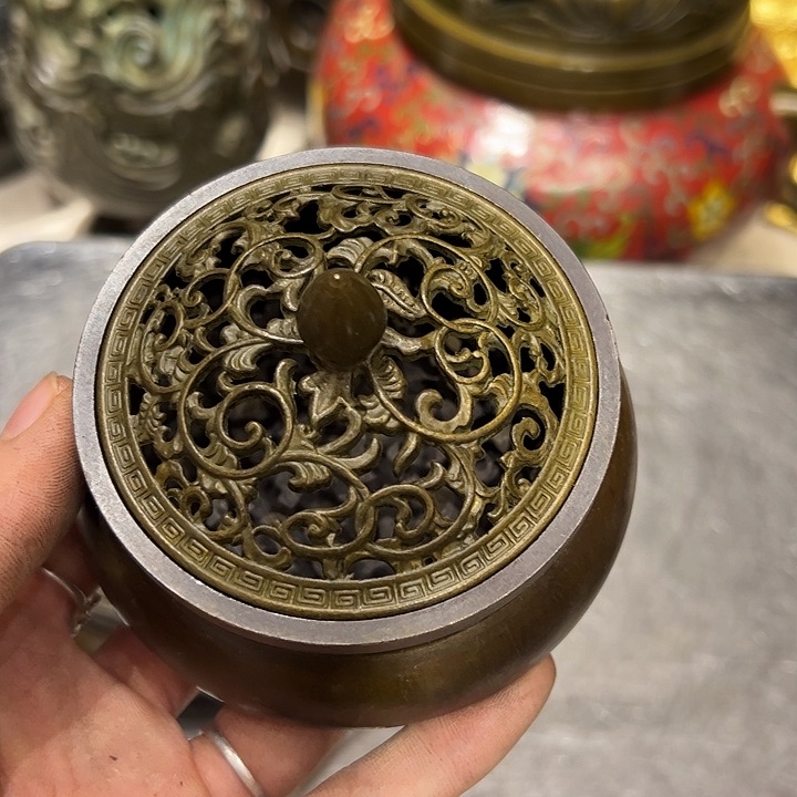 ༄***微瑕疵黄铜摆件工艺品