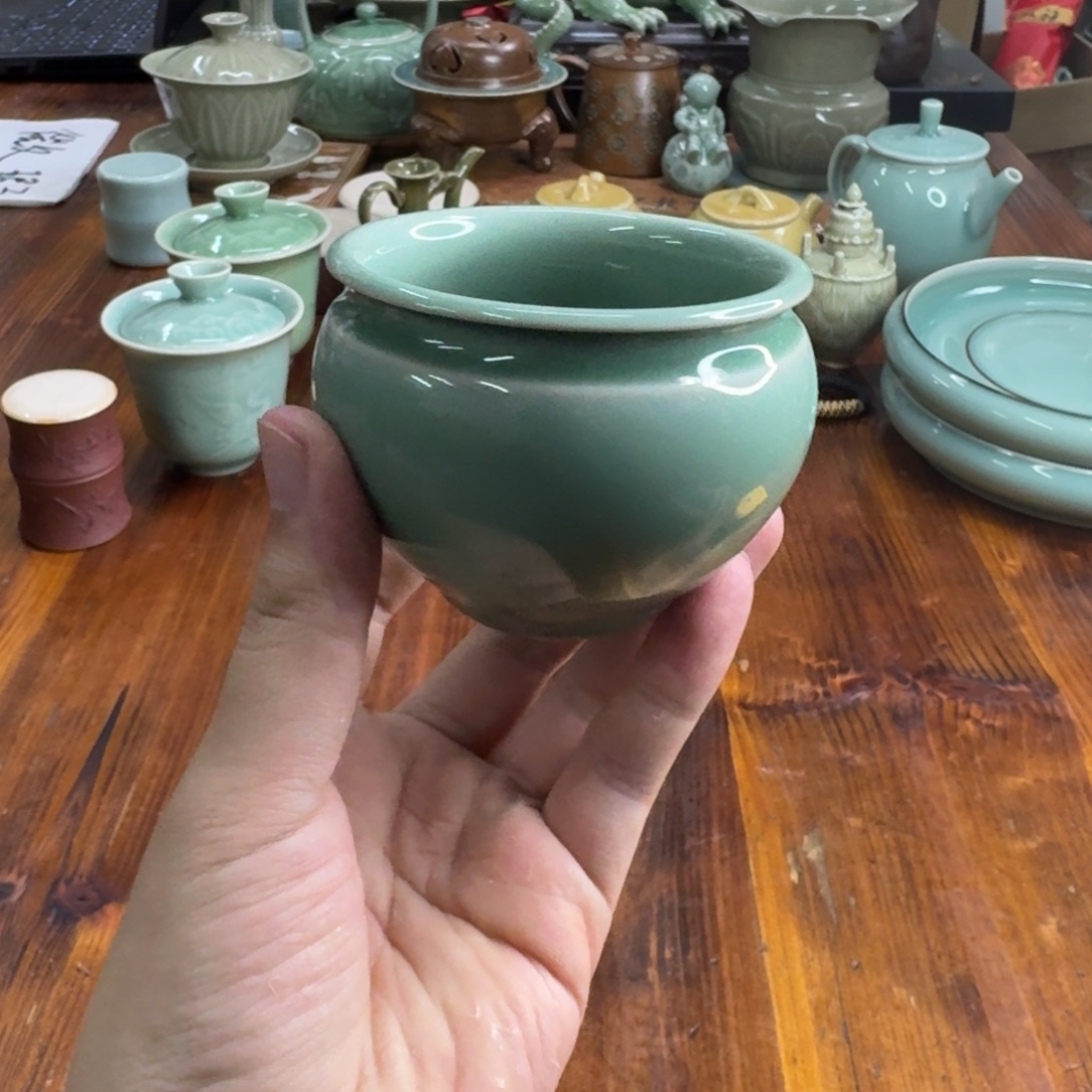 小仲青瓷茶器微瑕7619