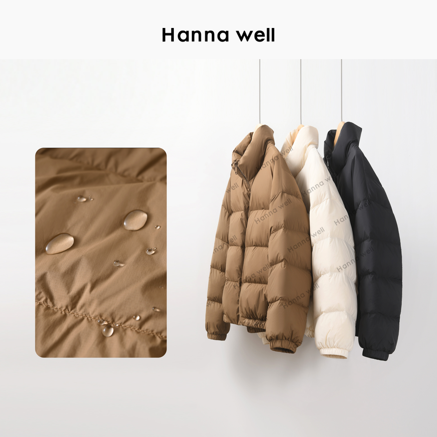 妞姐自制“贝果” 御寒保暖90白鸭绒防水立领 YR4C11961