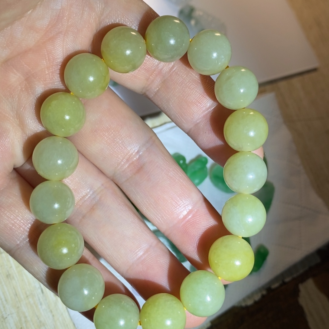 翡翠未镶嵌手链翡翠手串12
