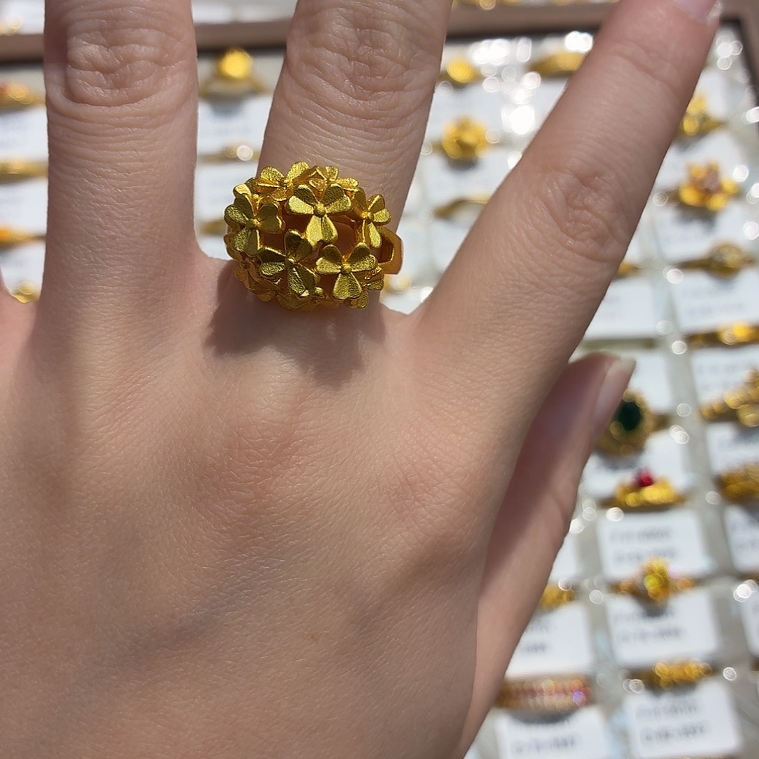 铜合金3592强保色发 1 个壹笔壹戒指