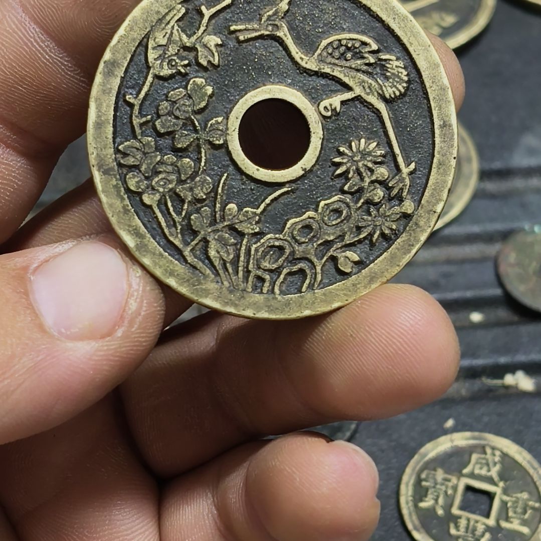 工艺品铜钱挂件钥匙扣