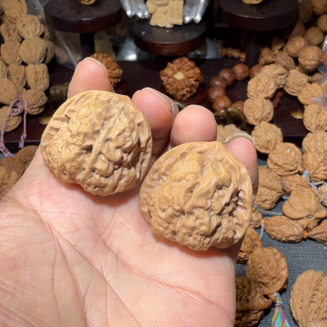 把件文玩核桃蛤嚒头38