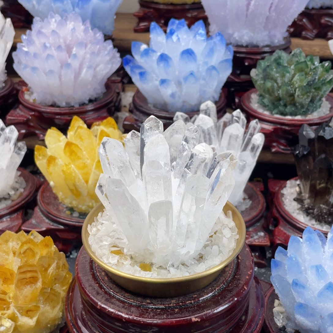 石材?*友天然白水晶44补差价