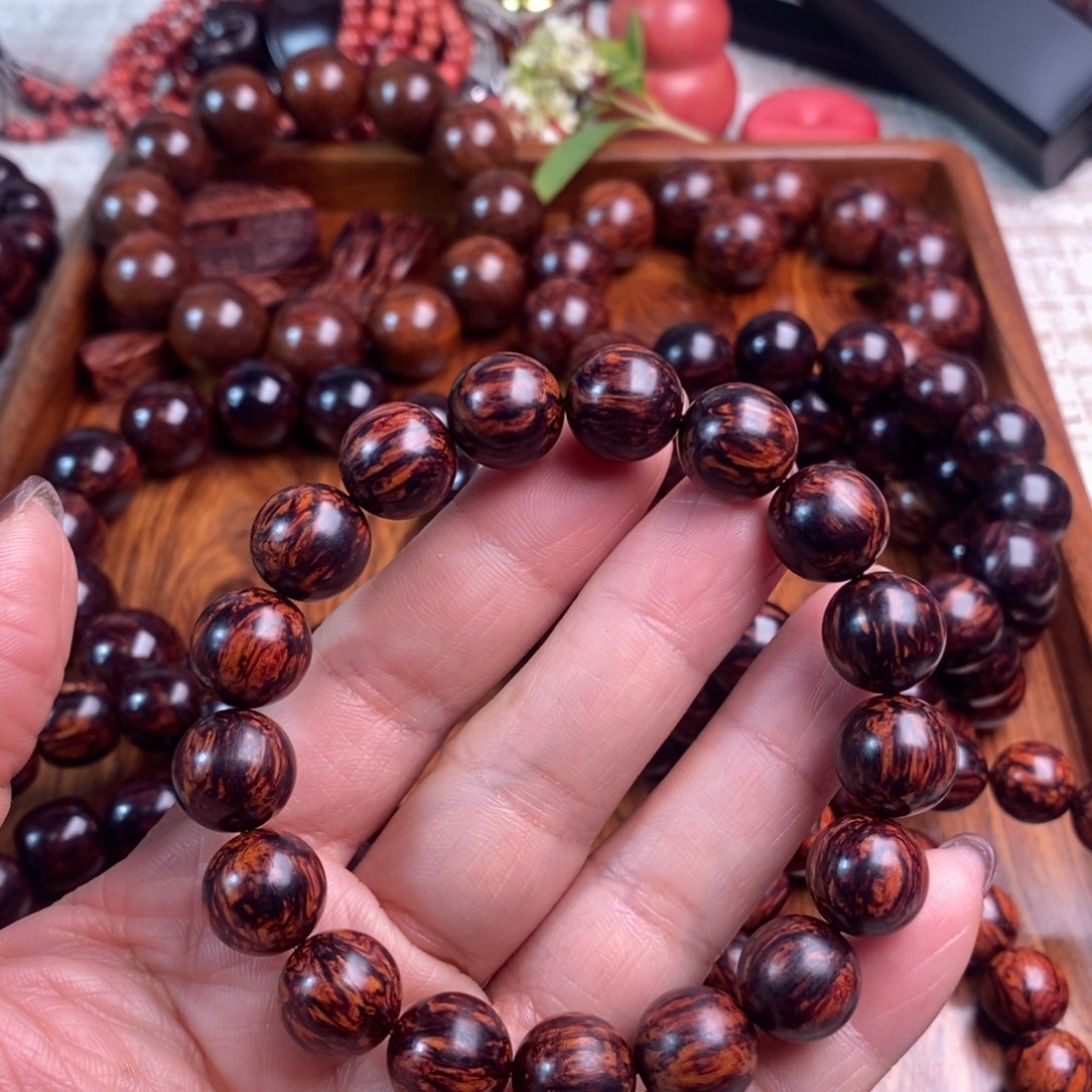 @***好花梨木类红降花梨公火焰纹12