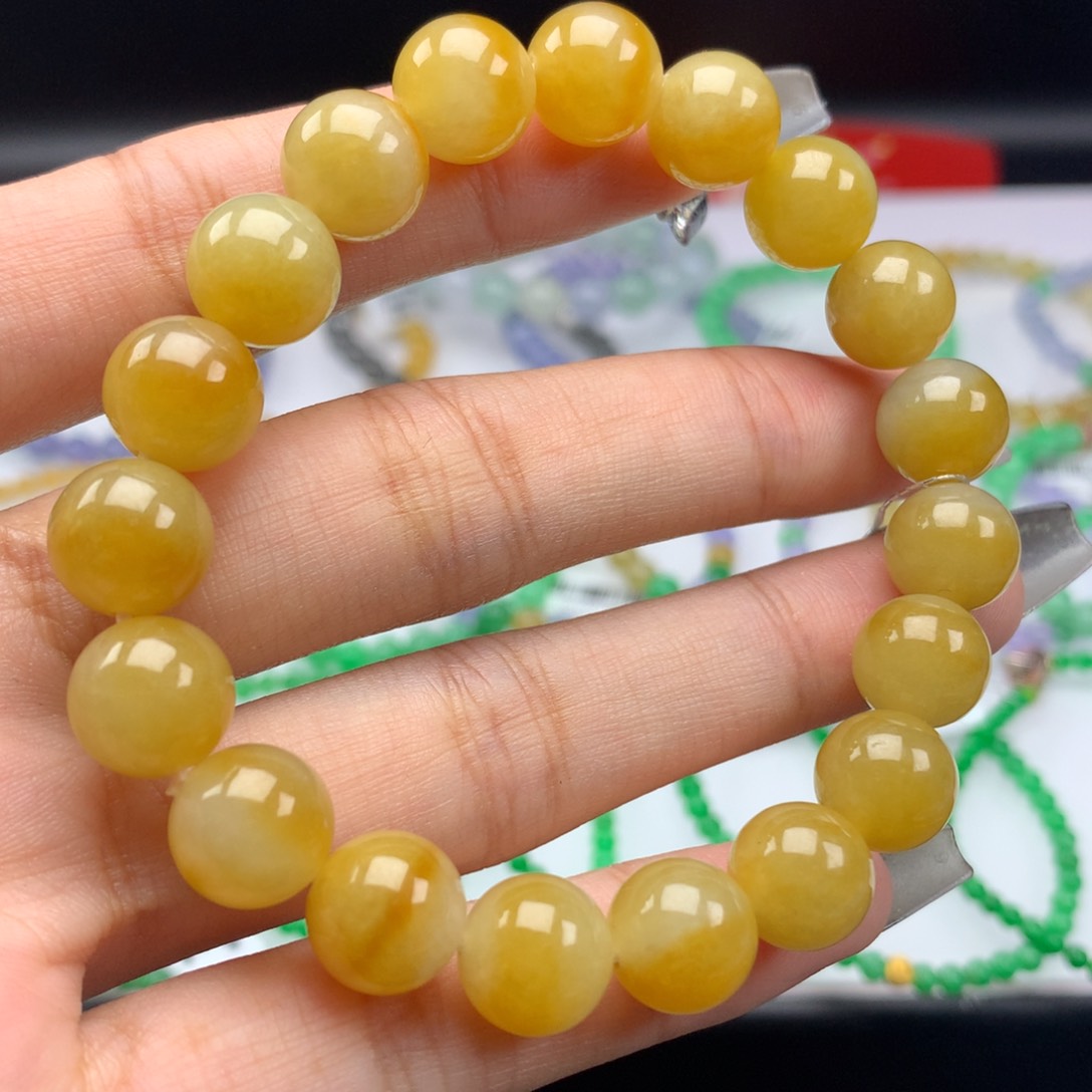 翡翠手链未镶嵌卡