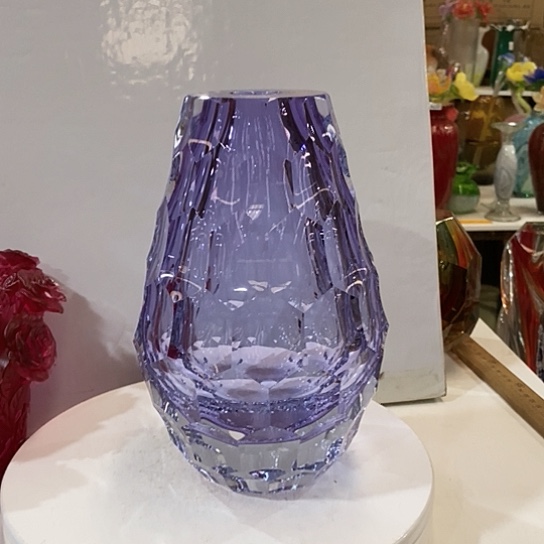 琉璃花瓶高22厘米口径5厘米