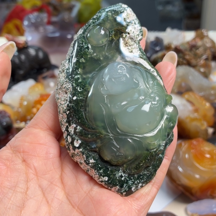 玛瑙/玉髓未镶嵌吊坠(不含链)