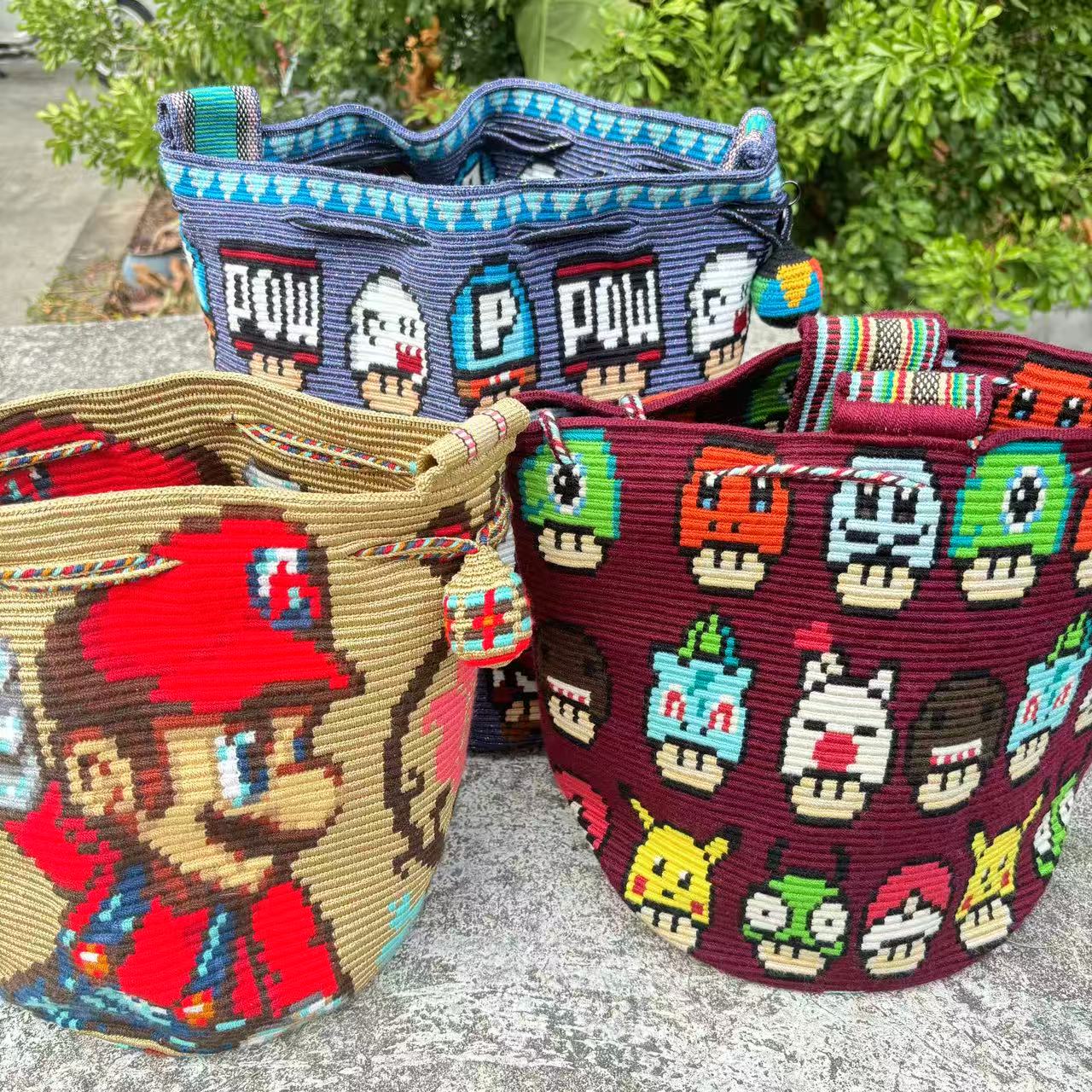 瓦尤包 Mochila wayuu 南美洲手工钩织 休闲女士包 专拍9