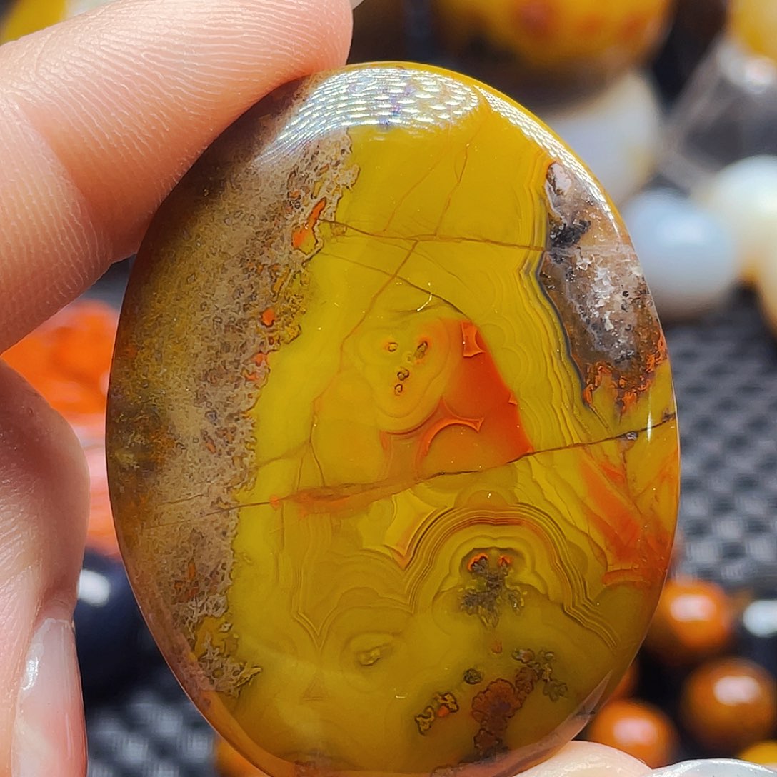 玛瑙/玉髓吊坠未镶嵌方