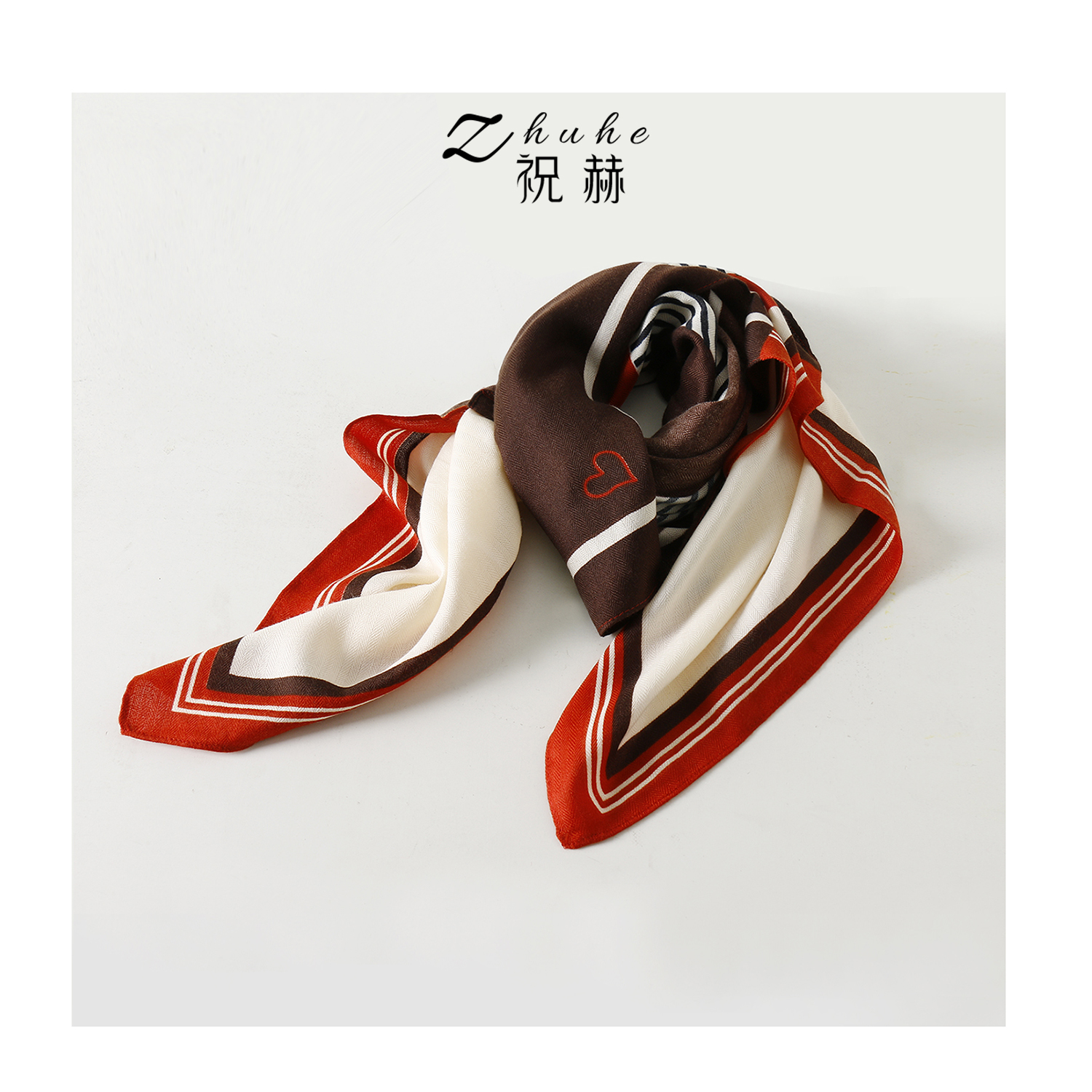 ZHUHE祝赫-新款高级感时尚搭配百搭小丝巾-5QSZH201