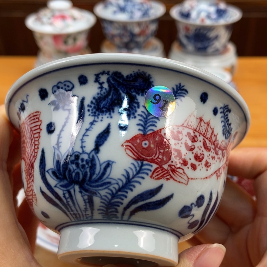 手繪現代茶具非古董
