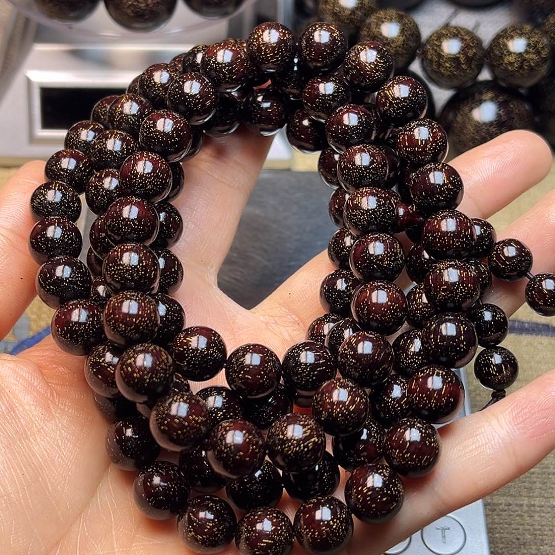 檀香紫檀（小叶紫檀）1.0 108 爆星