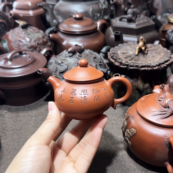 泥塑上****司紫砂壶茶具壶