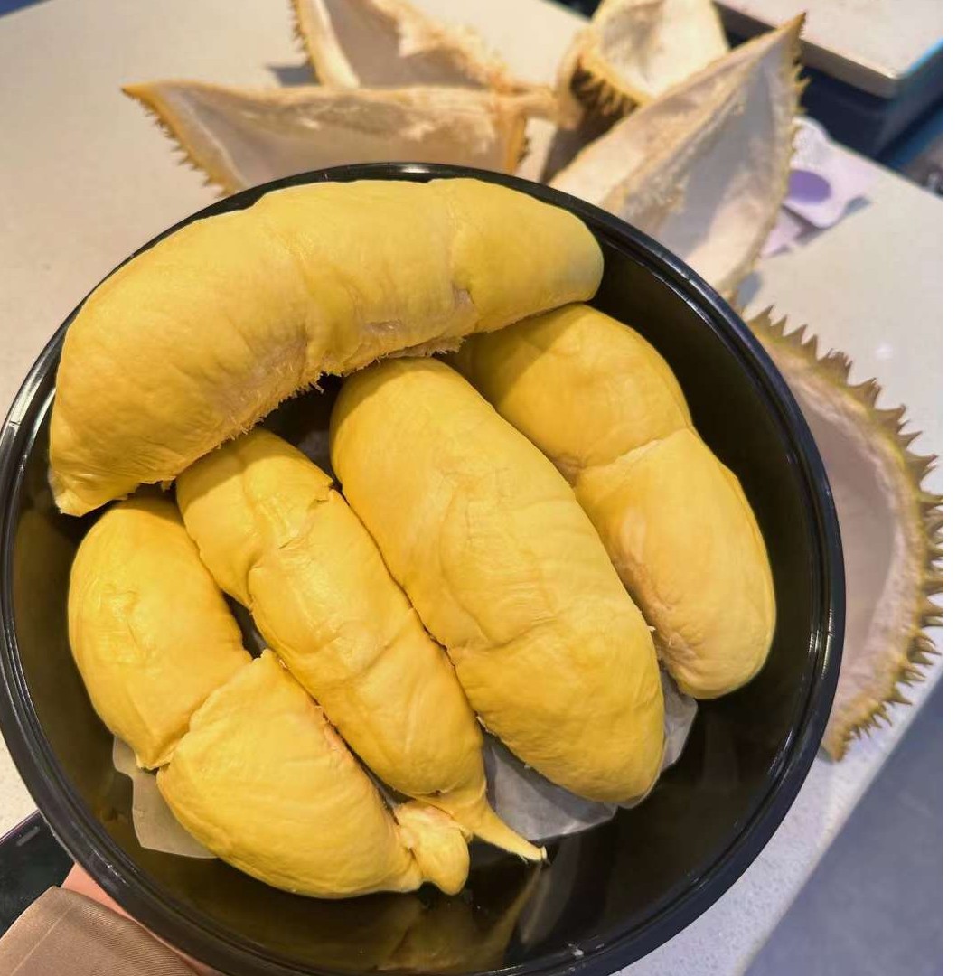 树熟新鲜金枕榴莲1.5斤纯果肉 核小金枕越南