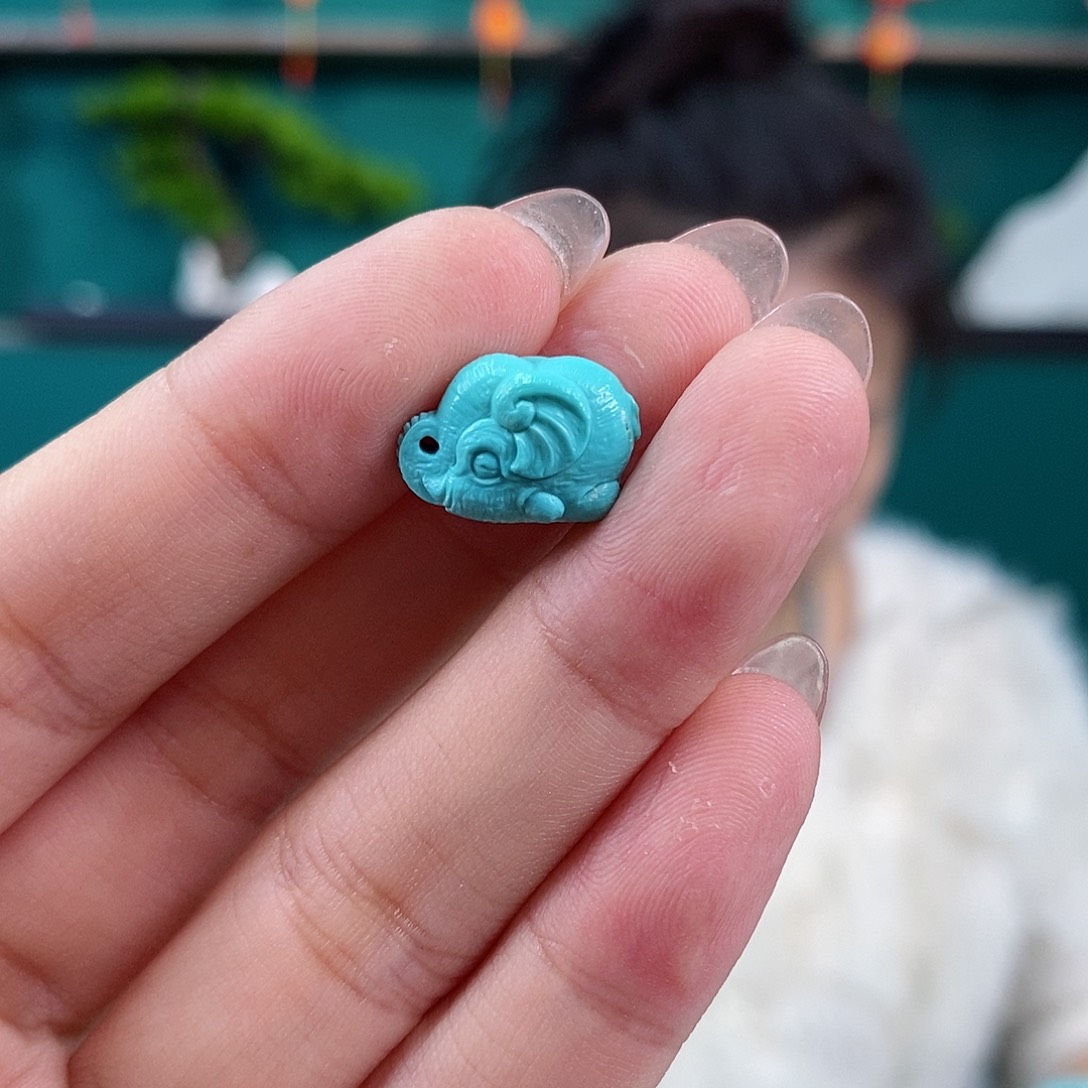 绿松石珠宝奇石未镶嵌