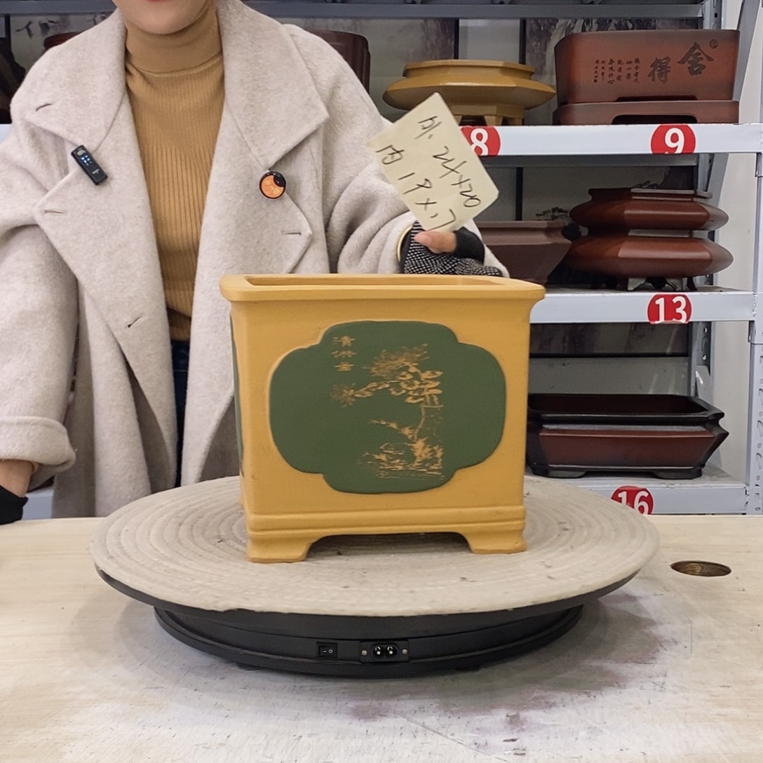 紫砂花盆紫砂花盆