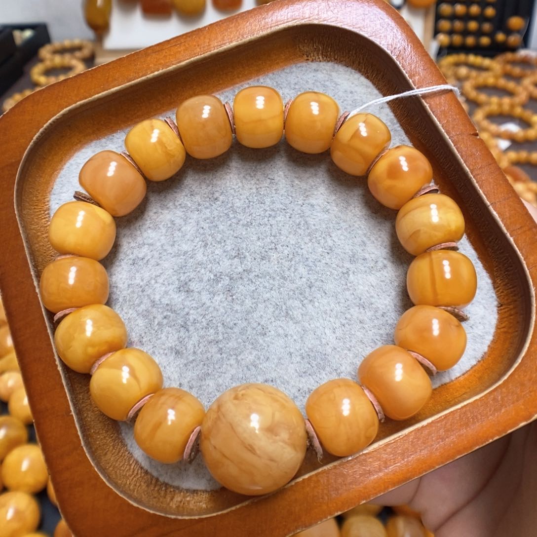蜜蜡手链未镶嵌蜜蜡