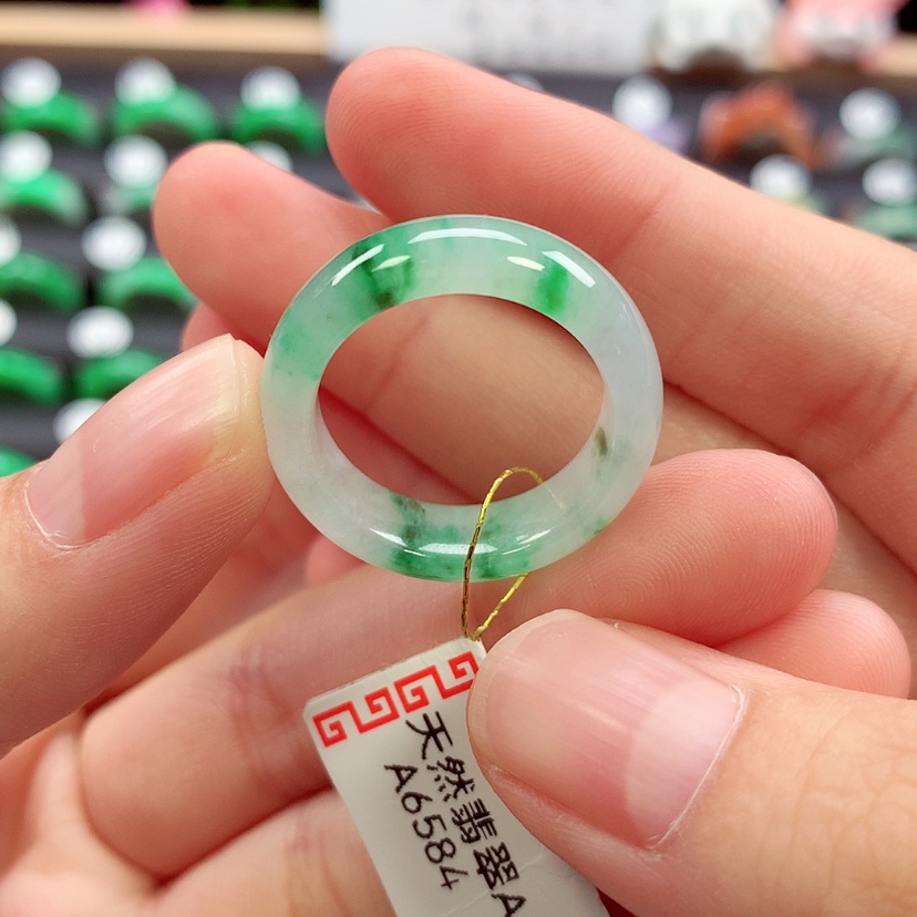 【闪购商品】未镶嵌戒指翡翠17/18号