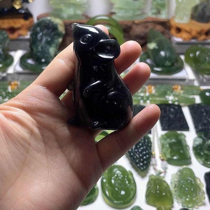 蛇纹石玉手把未镶嵌