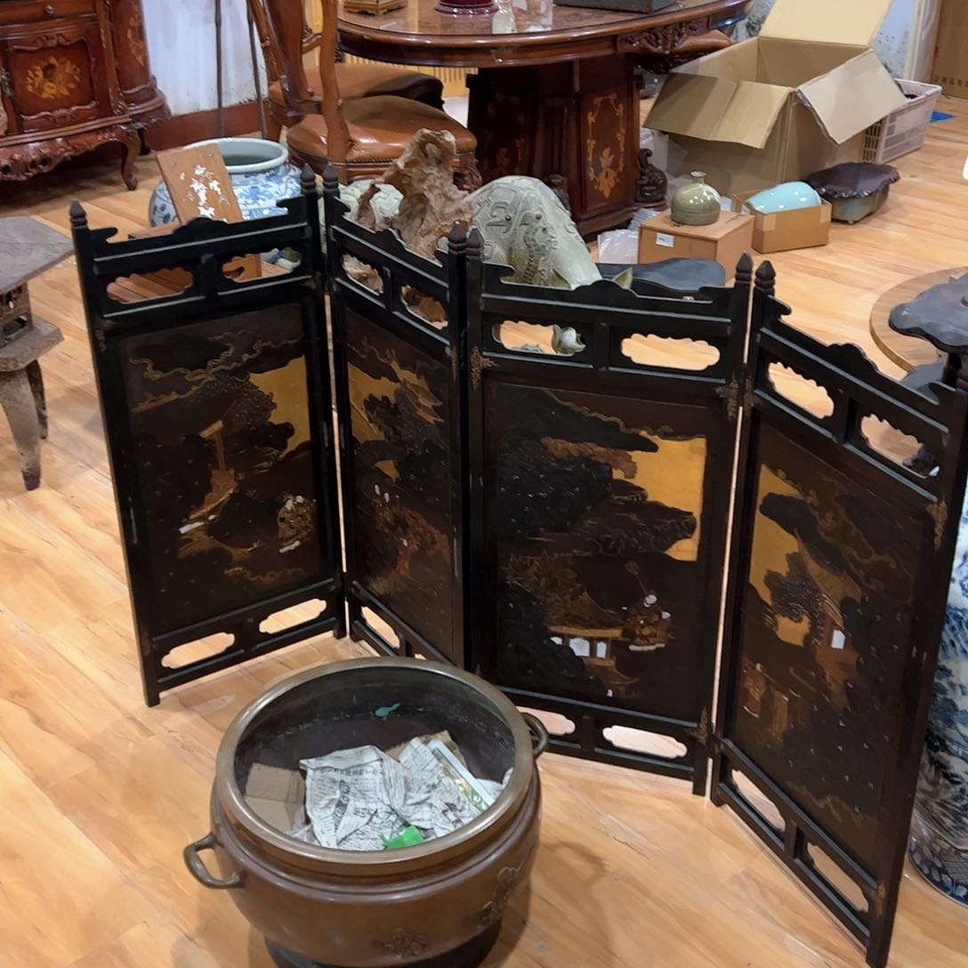 手工艺品琉璃屏风一个小时不睡觉也