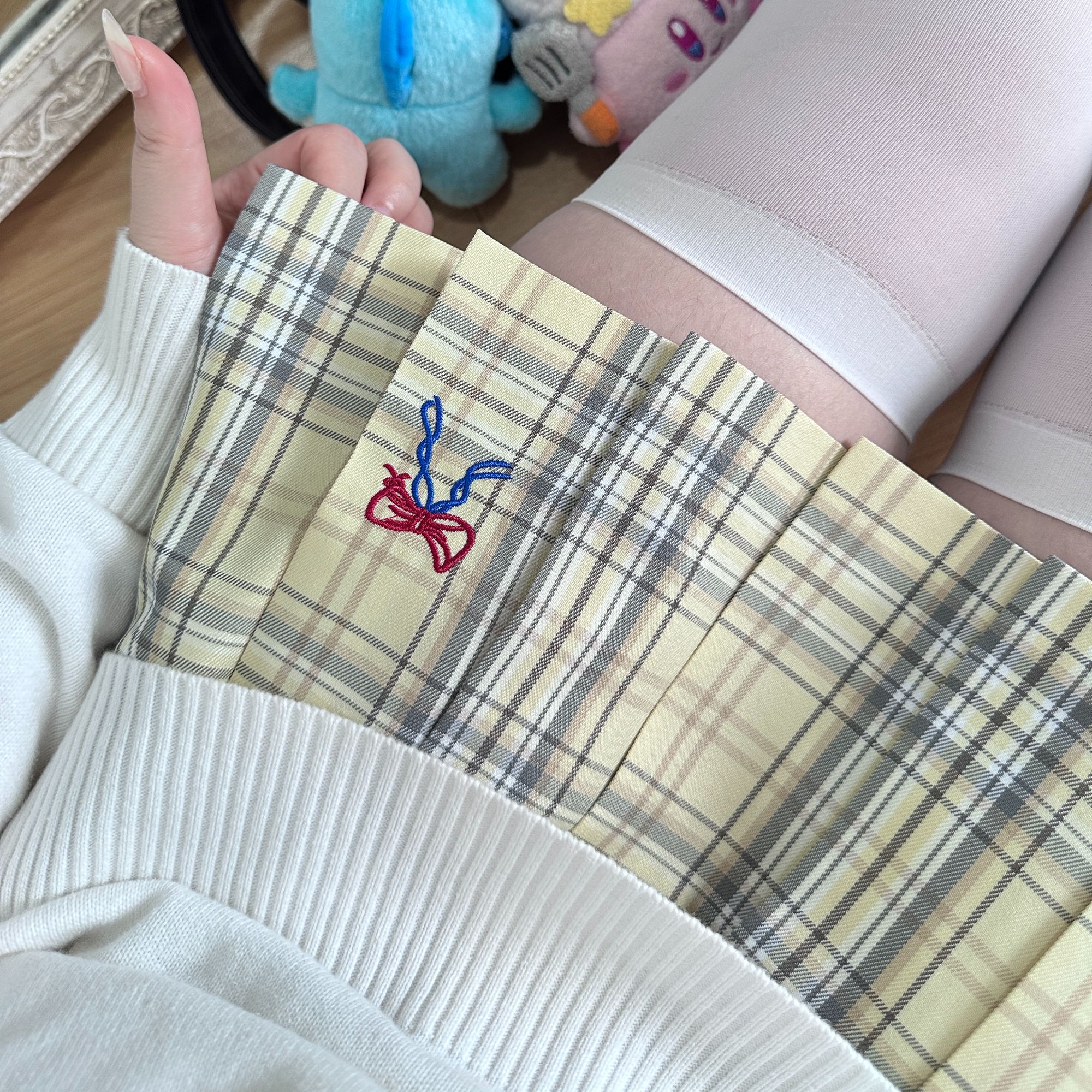 【奶油布丁】木野高原创jk格裙日系学院风jk制服百褶裙高腰半身裙