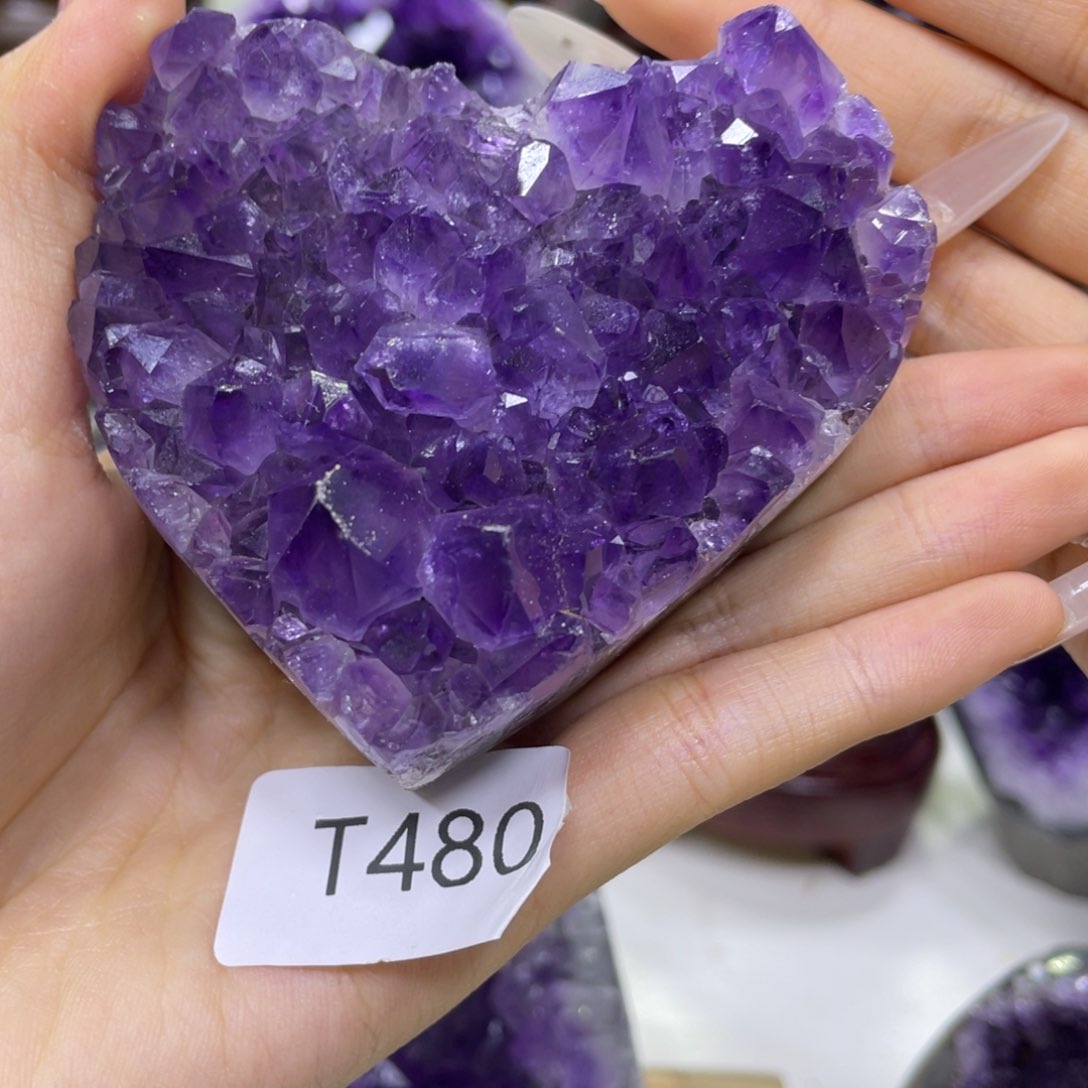 乌拉圭紫水晶摆件T480