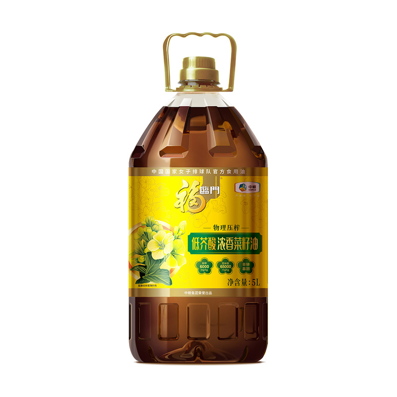 褔临门 低芥酸浓香菜籽油 5L