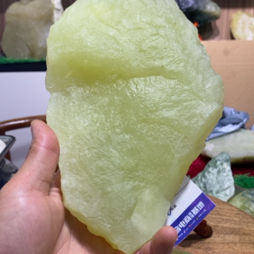 【闪购商品】蛇纹石玉珠宝奇石未镶嵌神****馆