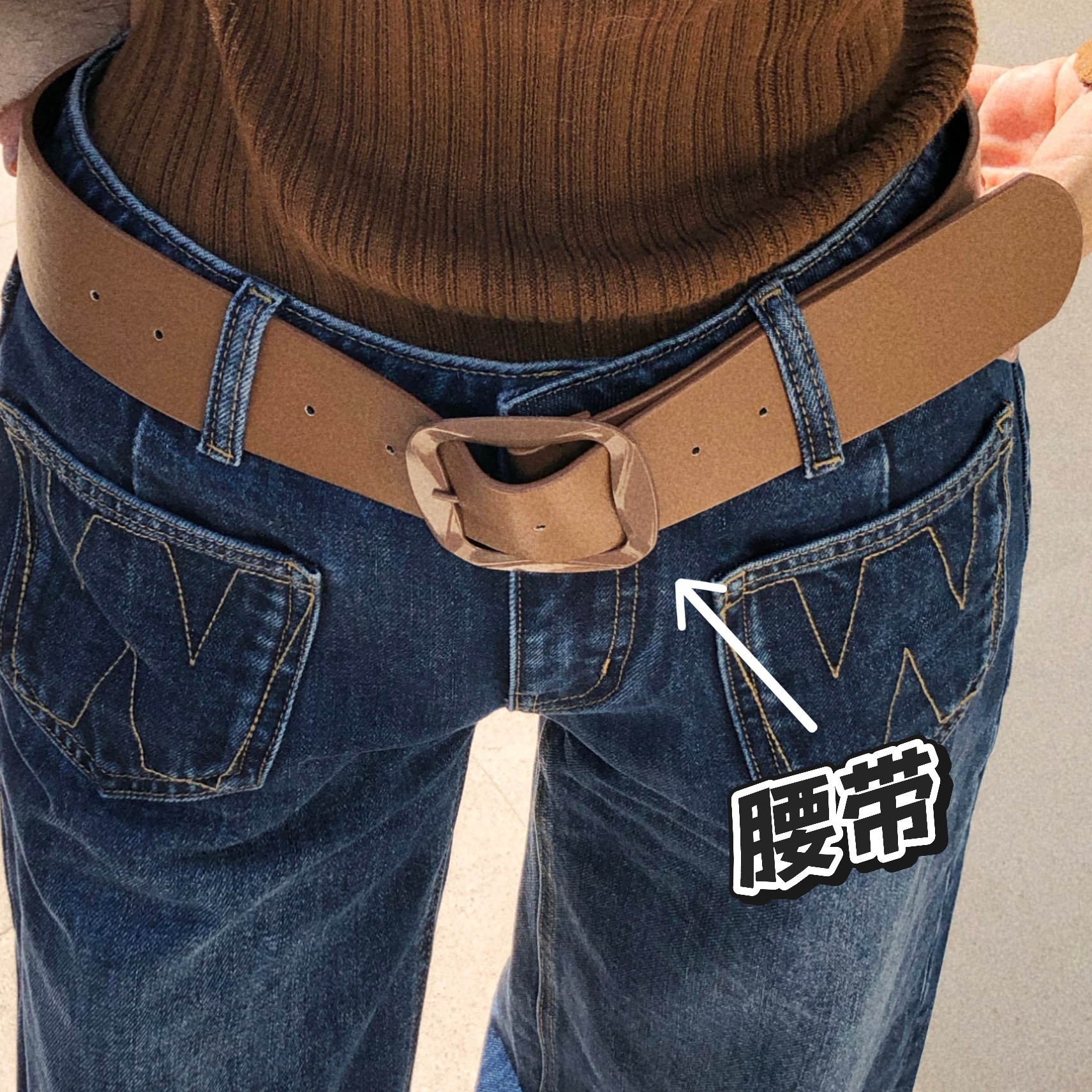 婉君Q 时尚百搭潮流简约腰带LWJ25A1S860