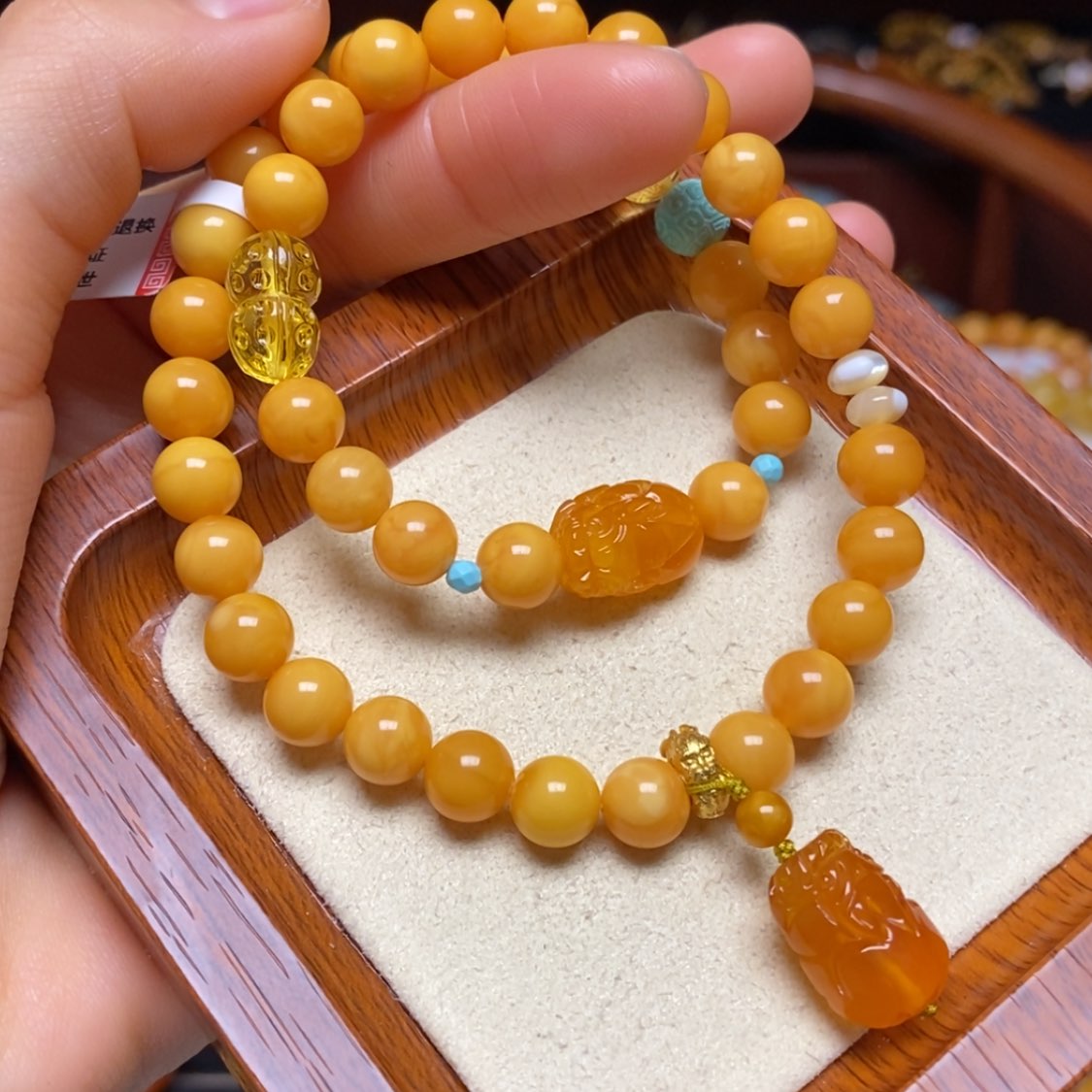 【闪购商品】蜜蜡手链未镶嵌手串