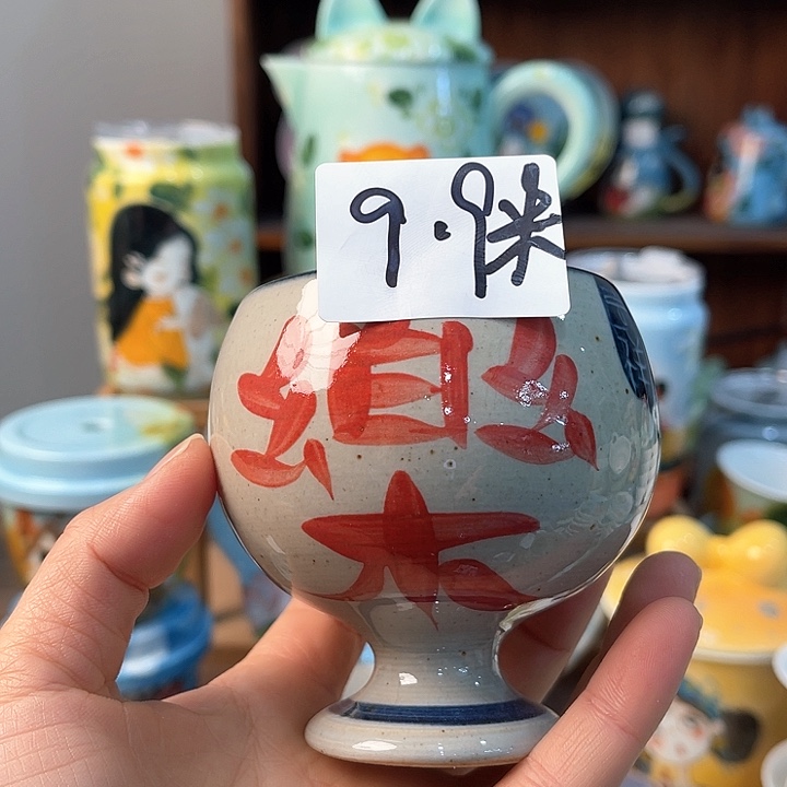 陶景德镇釉下手绘陶瓷 