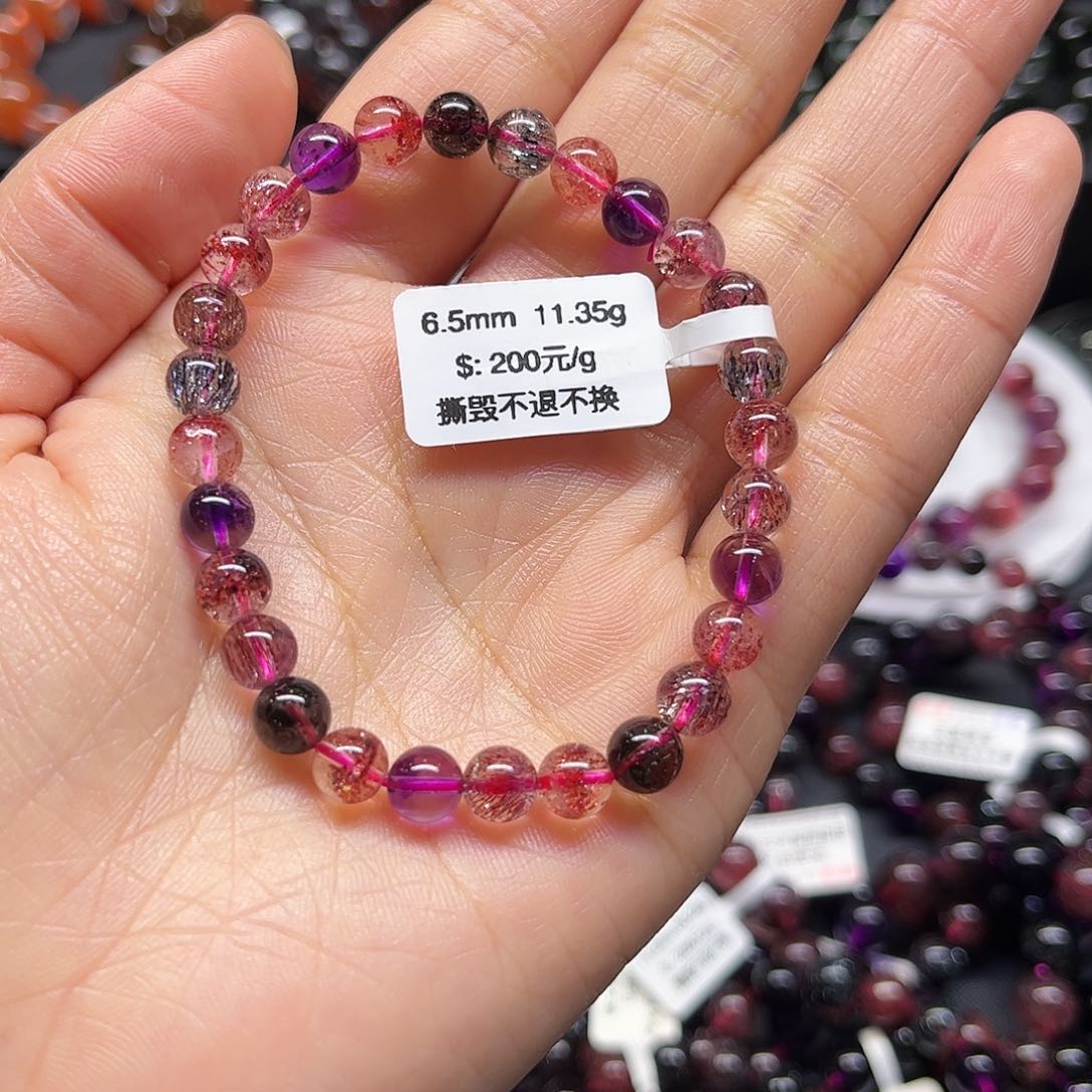 水晶手链未镶嵌游*蔡手链