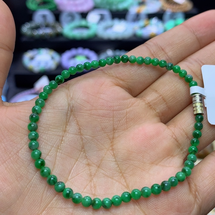 翡翠手链未镶嵌翡翠3+