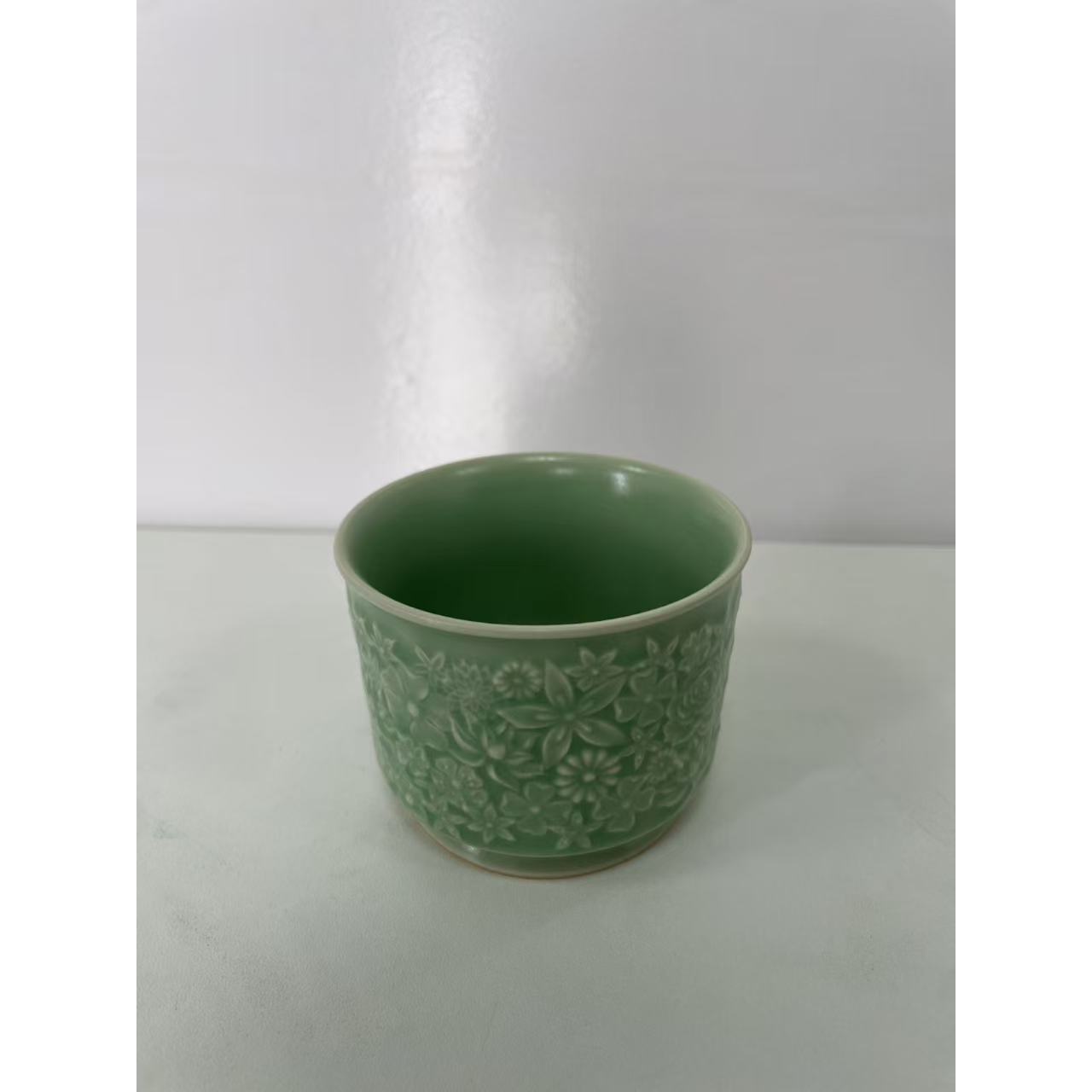 【龙泉】豆青 直口杯 陶瓷 lq-5052