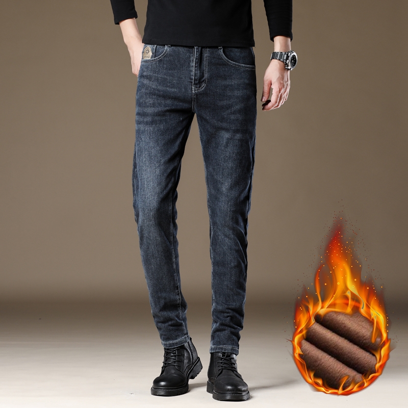 高品质四季款男士帅气休闲牛仔裤百搭时尚弹力潮流牛仔裤7158