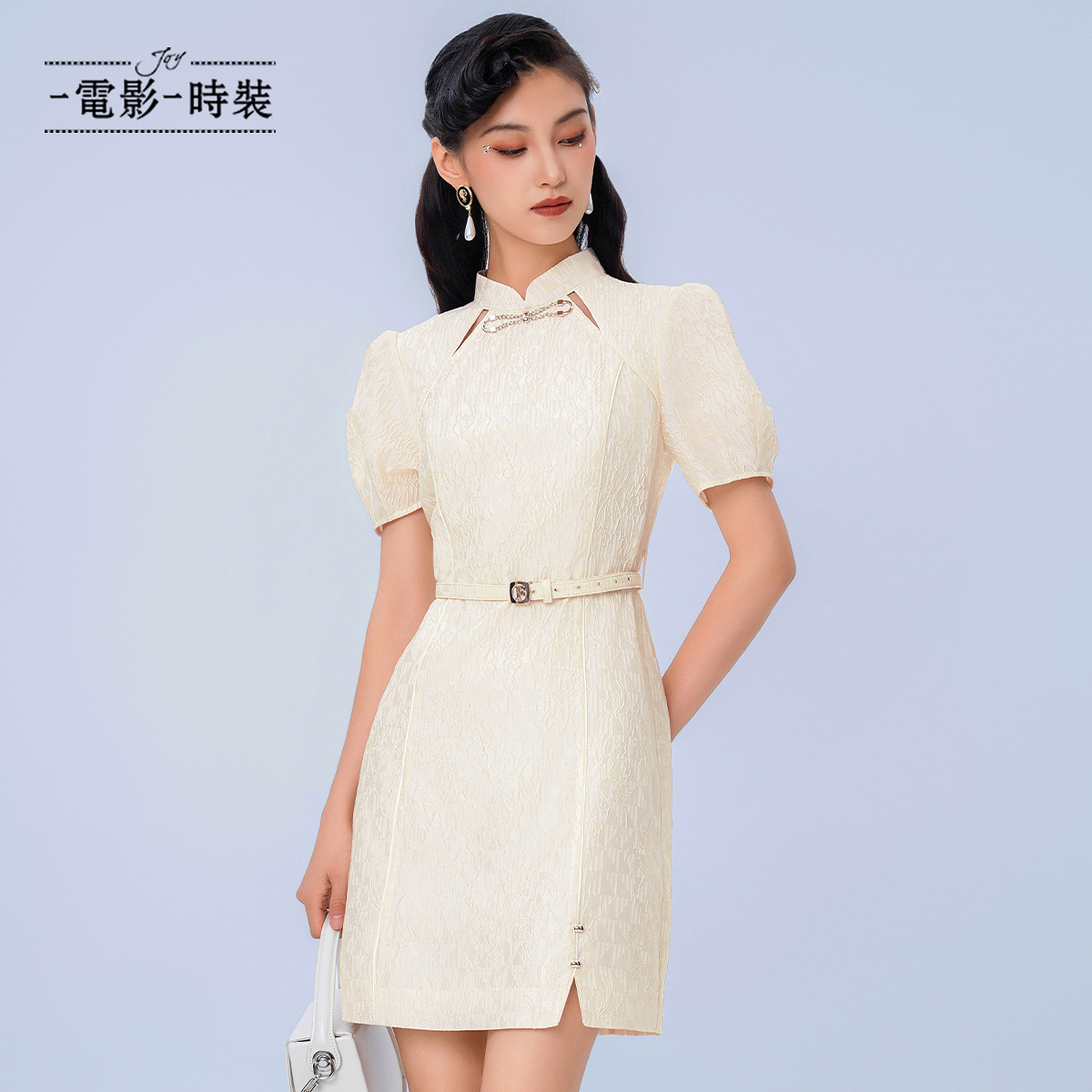 【小杨总专属】一电影一时装新中式改良提花旗袍连衣裙FFAX126343