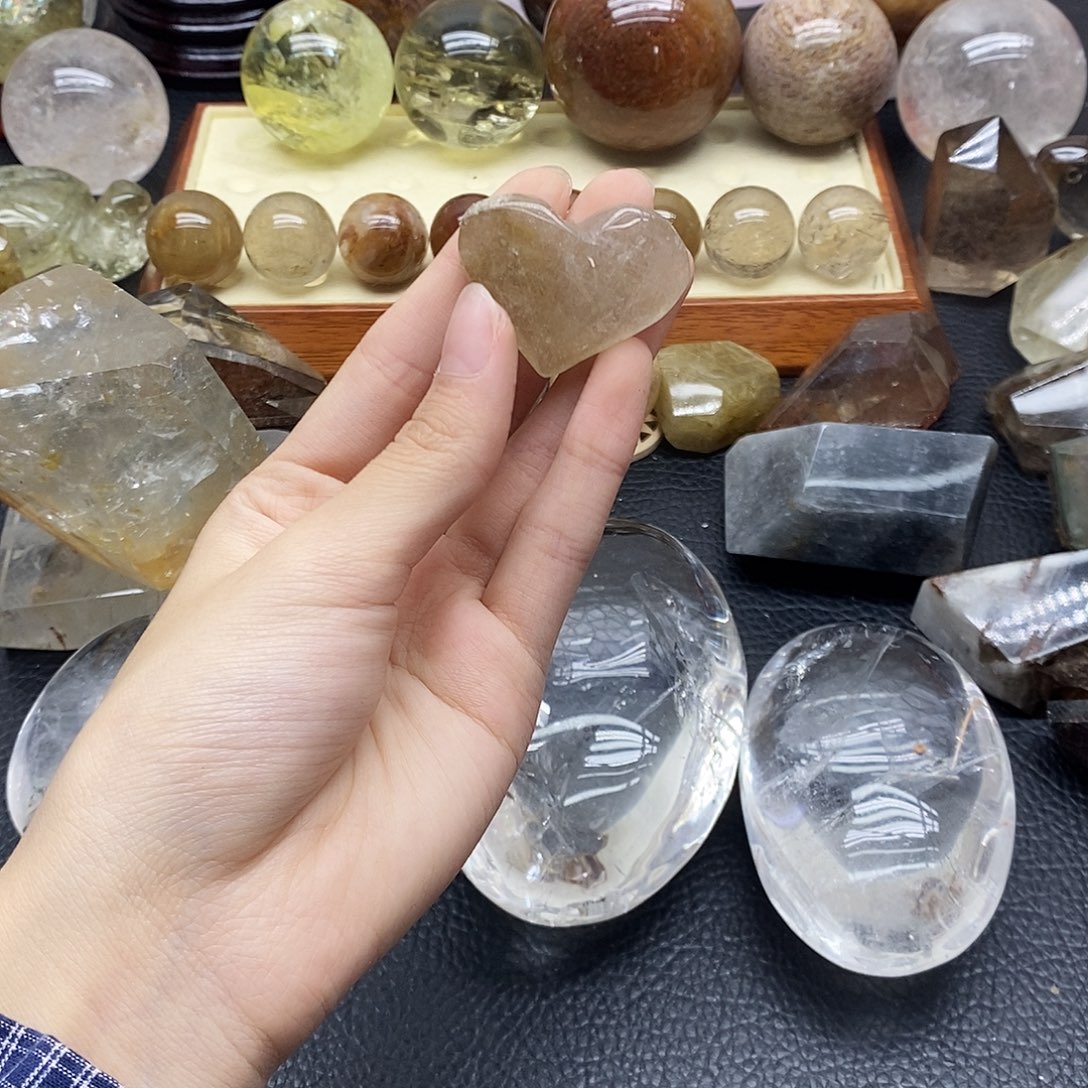 未镶嵌水晶珠宝半成品102水晶石
