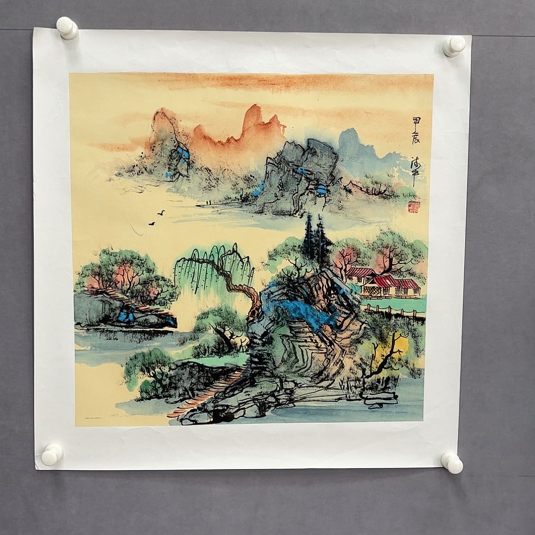 国画亲笔手绘原创